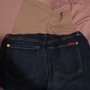 Dark blue maternity jeans size 29-30